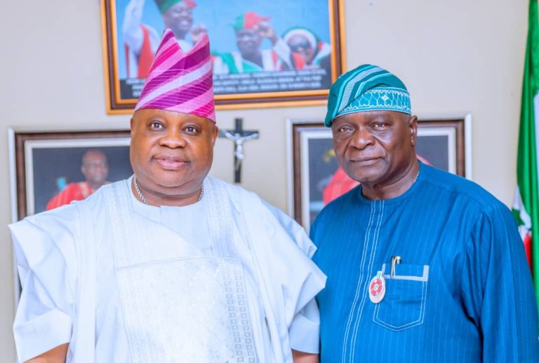 Governor Adeleke Salutes ex-Governor Oyinlola on his 73rd Birthday