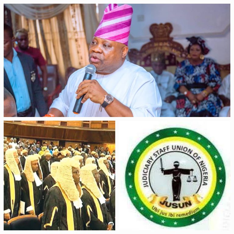 Osun Judiciary Strike: Adeleke Hosts Judiciary Staff Union of Nigeria, Seeks Resolution of Strike Action