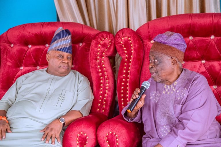 Governor Adeleke Pays Condolence Visit to Ogiyan of Ejigbo, Describe AdeOriOkin’s Death as ‘Shocking and Disturbing’