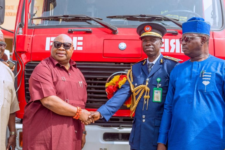 Governor Adeleke Commissions new Fire Service Trucks, Promises to Unveil Disaster Management Strategy