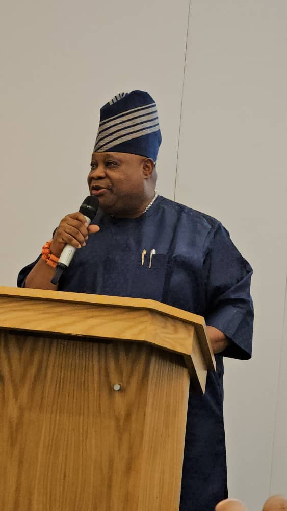 PhotoNews: Governor Ademola Adeleke Address Cocoa Conference In London