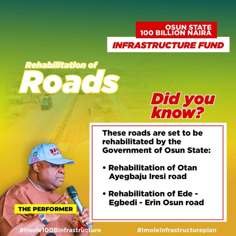 Governor Adeleke Flags off Egbedi-Erin Osun Road, Gives Highlights on Cost of Projects