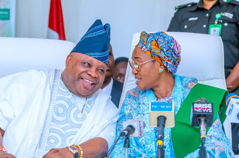 Governor Adeleke Hosts Nigeria’s First Lady, Commends her Passion for Public Service