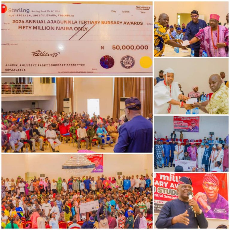 Osun Senator, Olubiyi Ajagunla Awards Scholarship to 1000 Constituents, Rolls Out 50 Million Naira Educational Support Fund