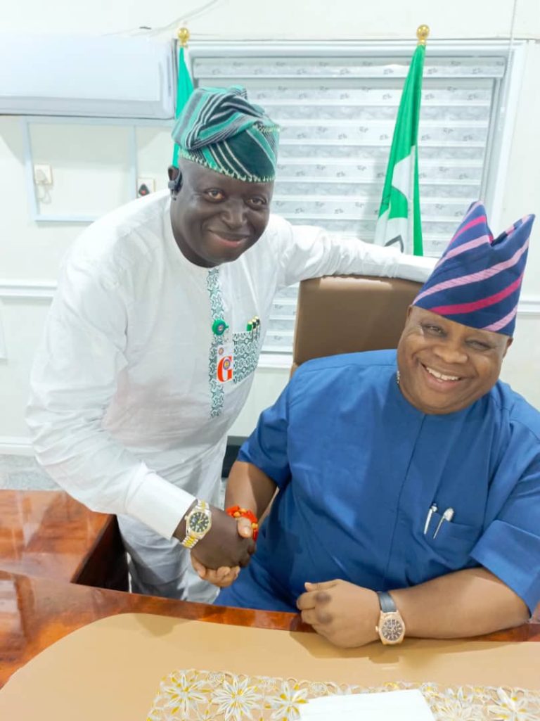 NIPR Award: Osun Commissioner, Sunday Oroniyi Congratulates Governor Adeleke for Excellent Performance Rating