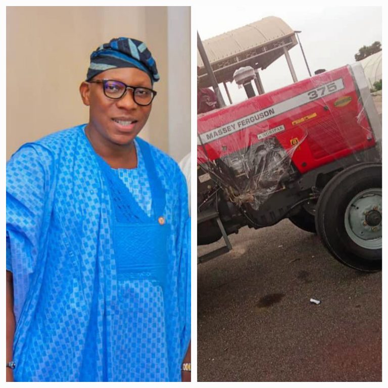 Osun Senator, Olubiyi Ajagunla Procures Tractors to Boost Food Production for Constituents 